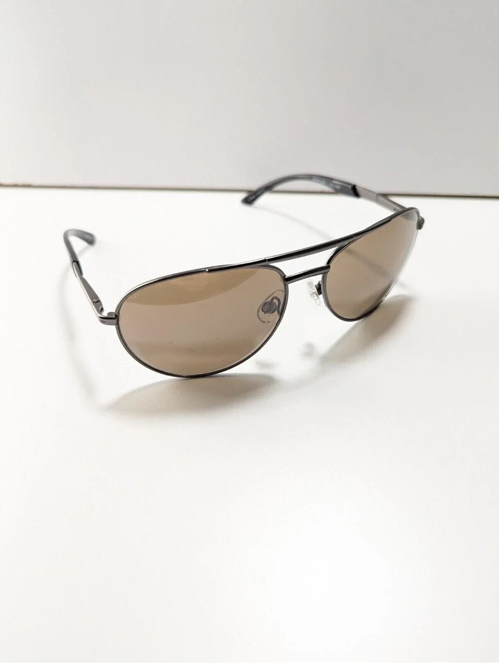 Foster Grant Adventurer 1 Gum Fwm 031568591525 Brown Metal Black Aviator